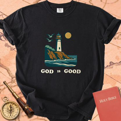 God is Good Lighthouse Premium T-shirt