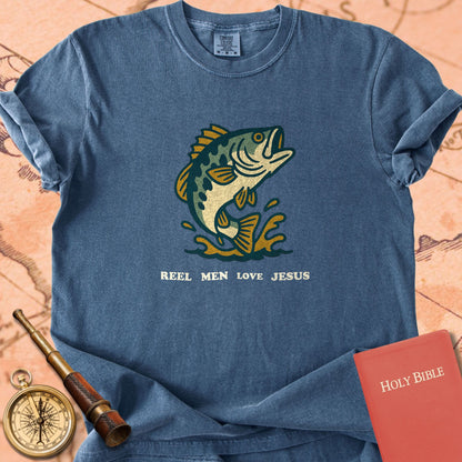 Reel Men Love Jesus Premium T-shirt