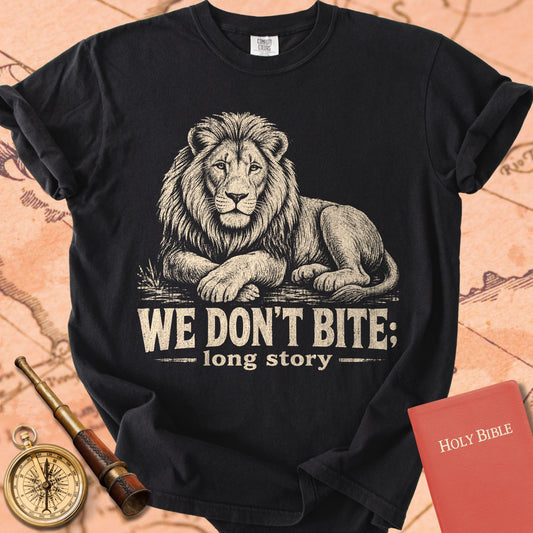 We Don’t Bite (Long Story) Premium T-shirt