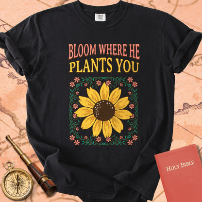 Wildflower - Bloom Where He Plants You Premium T-shirt