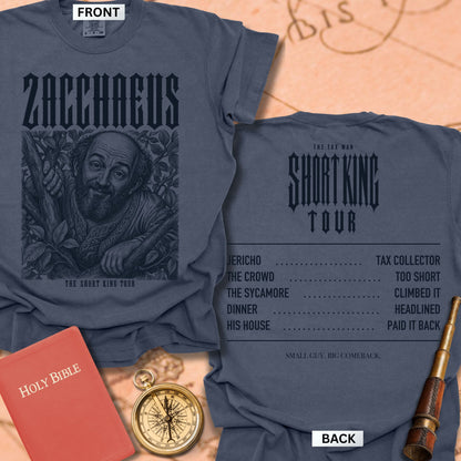 Zacchaeus. The Short King Tour. Premium T-shirt
